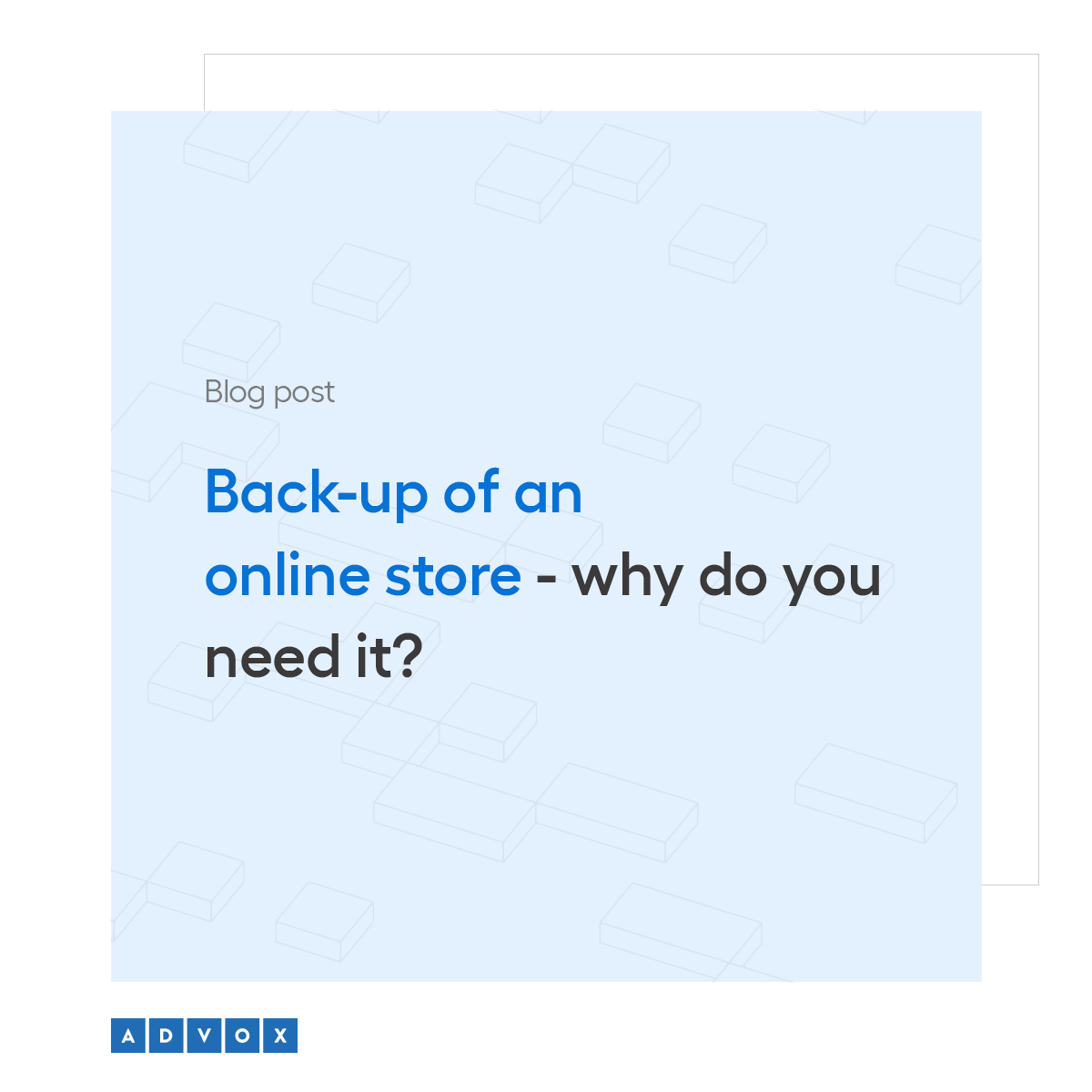 Back-up of an online store - why do you need it?