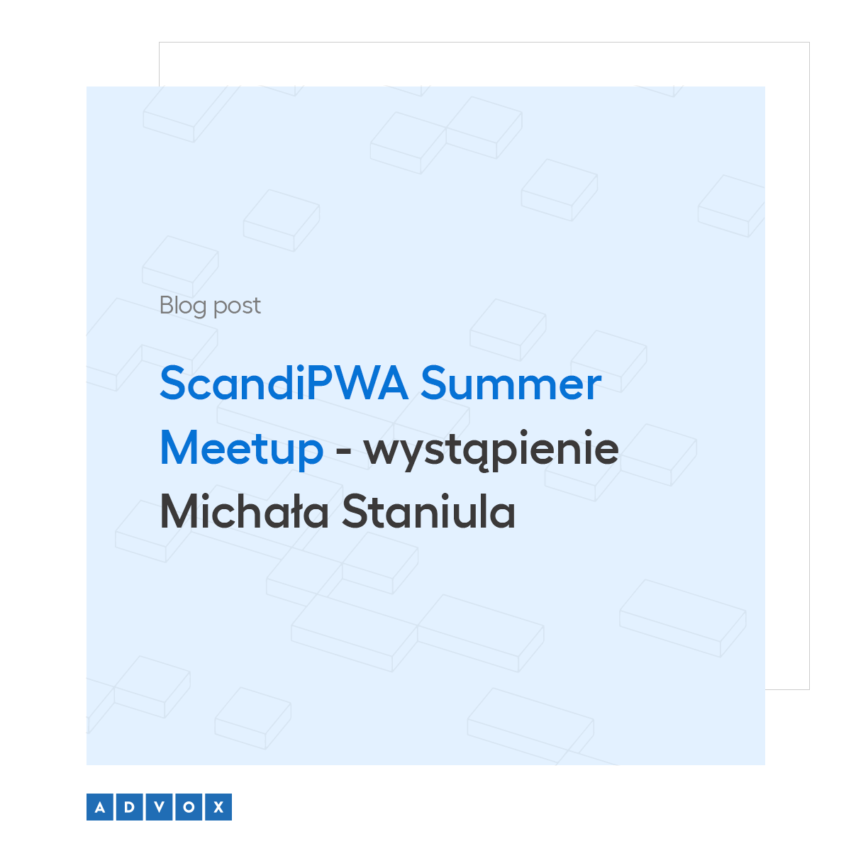 ScandiPWA Summer Meetup - wystąpienie Michała Staniula
