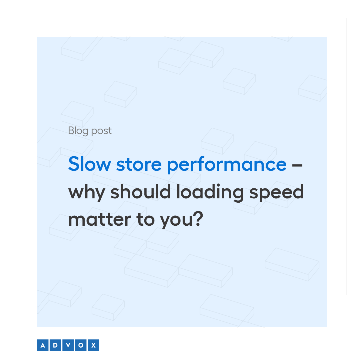 Slow store performance - why should loading speed mater to you?