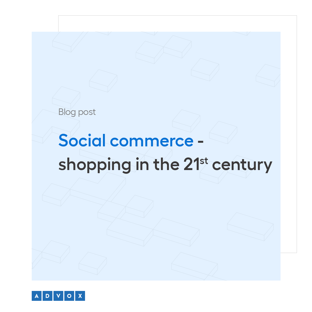 Social commerce - shopping in the 21st century