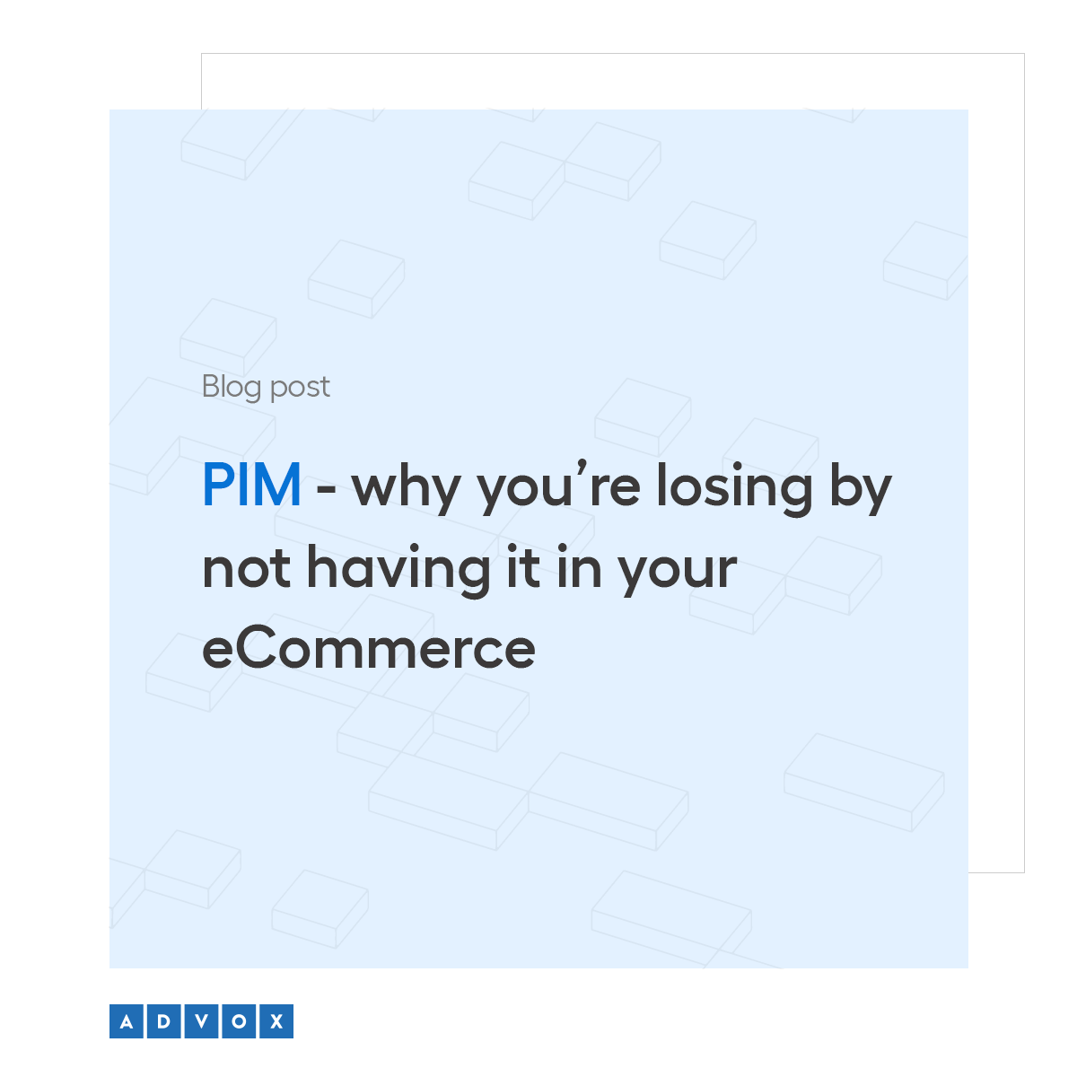 PIM - why you're losing by not having it in your eCommerce