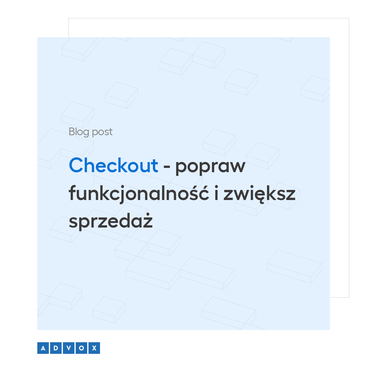Checkout - popraw funkcjonalność i zwiększ sprzedaż