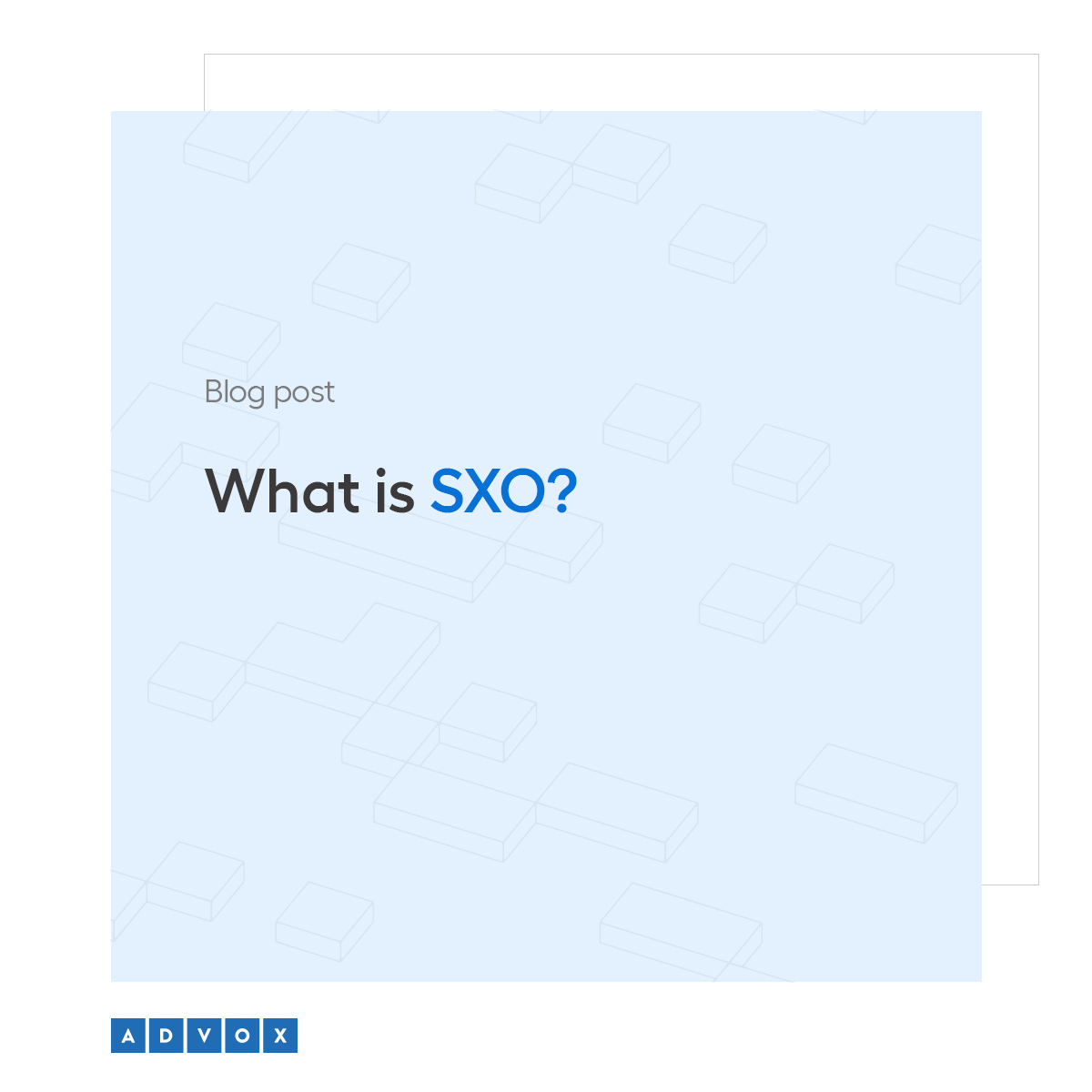 What is SXO?