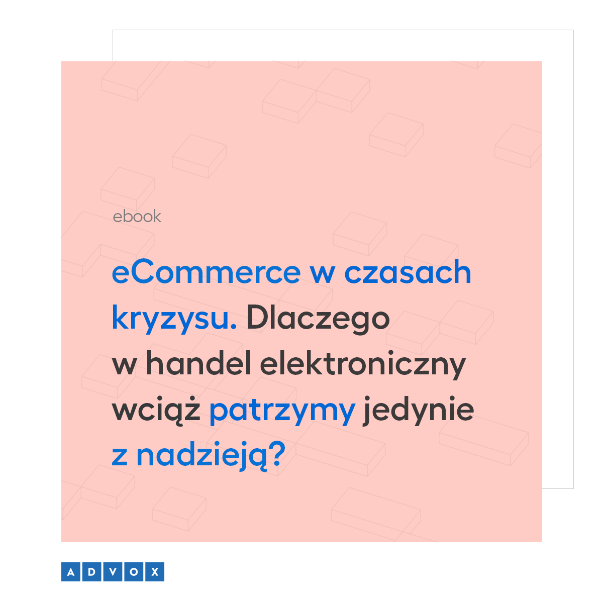 eCommerce w czasach kryzysu. Dlaczego w handel elektroniczny wciąż patrzymy jedynie z nadzieją? 