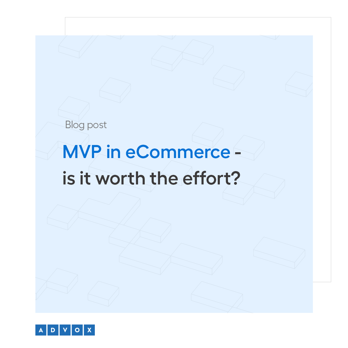 MVP in eCommerce - is it worth the effort?