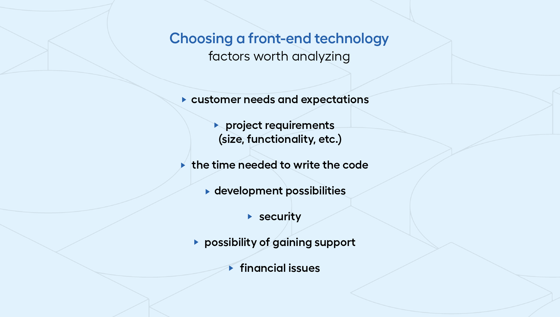 factors worth taking into account