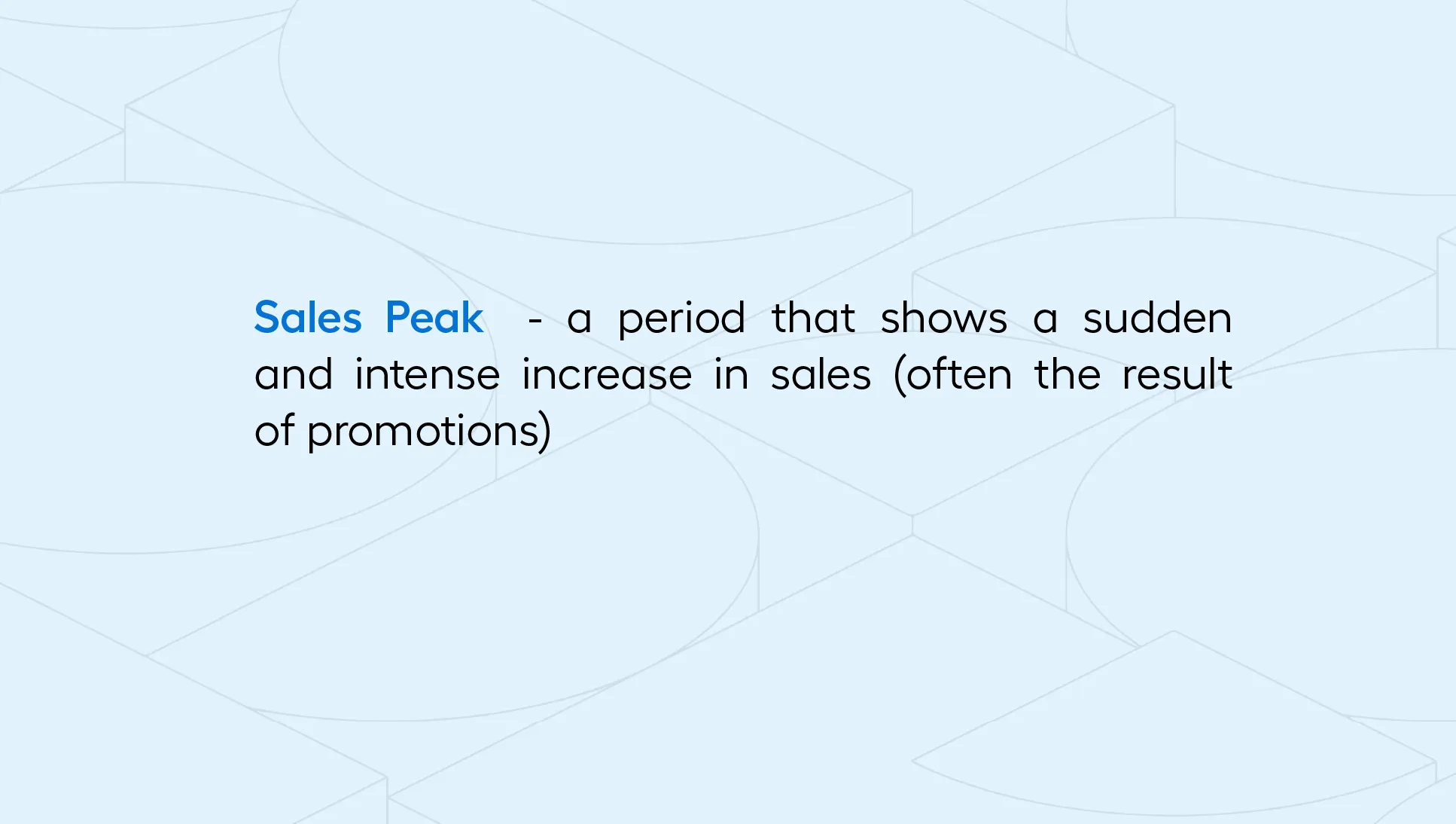 sales peak