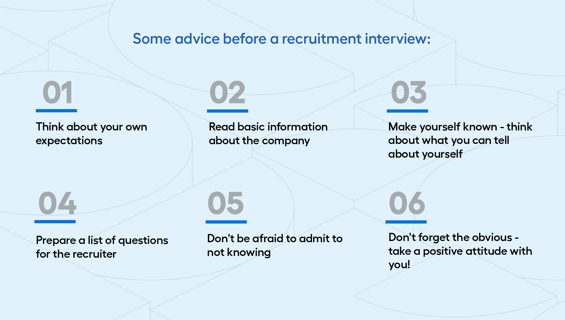 recruitment interview advices