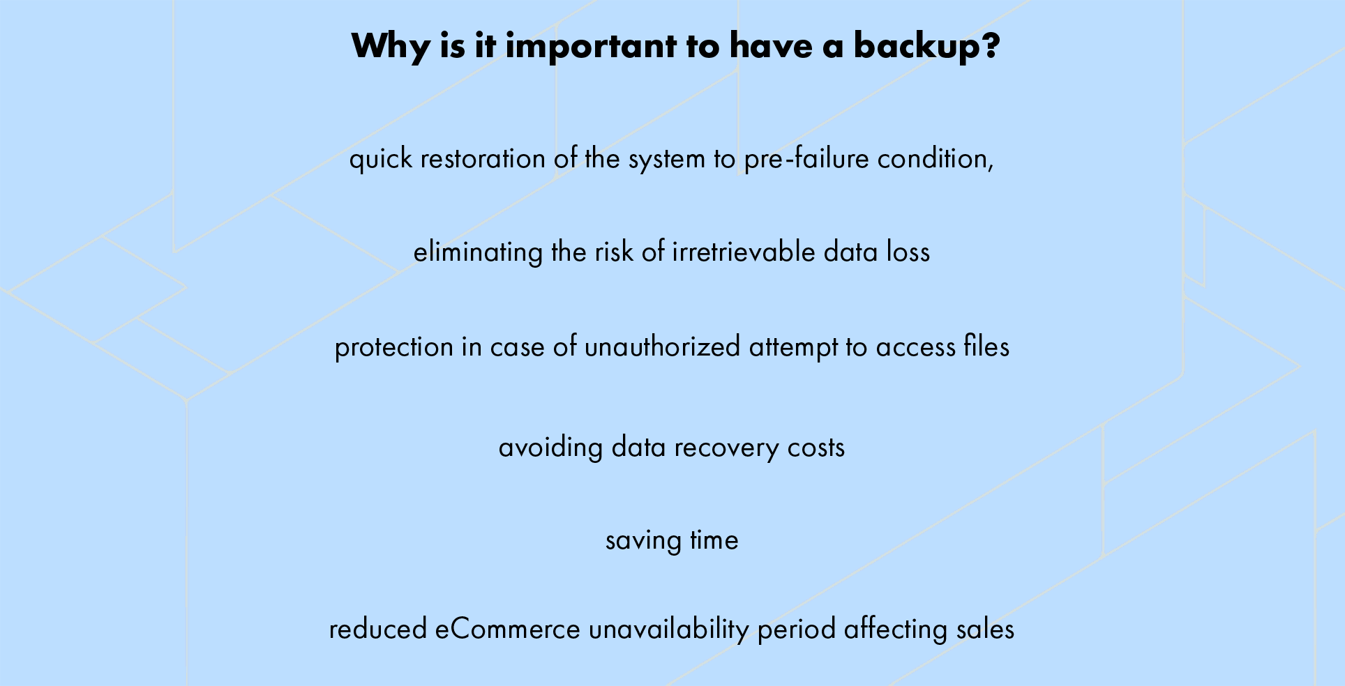 backup preparation