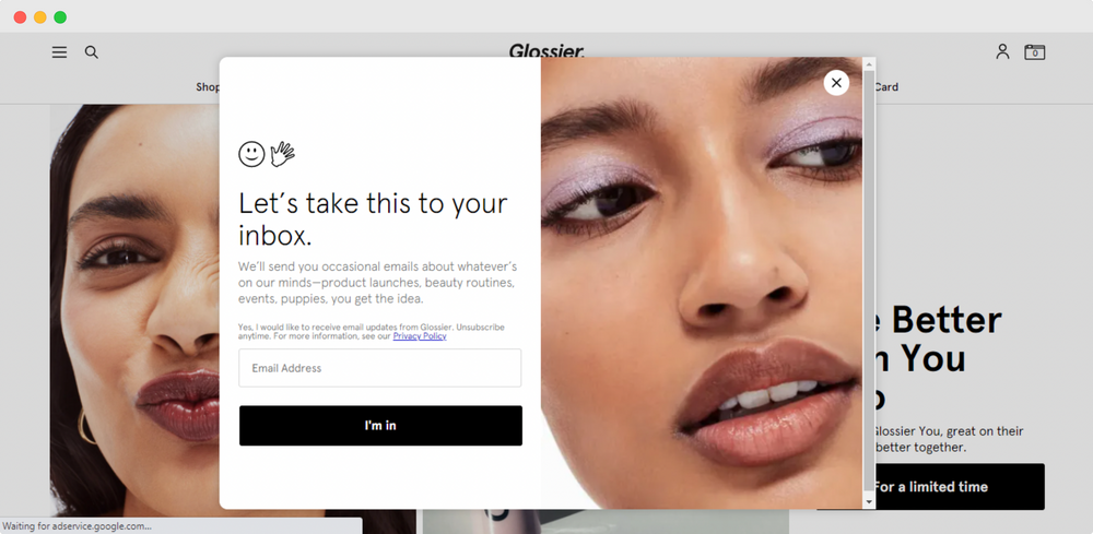 glossier