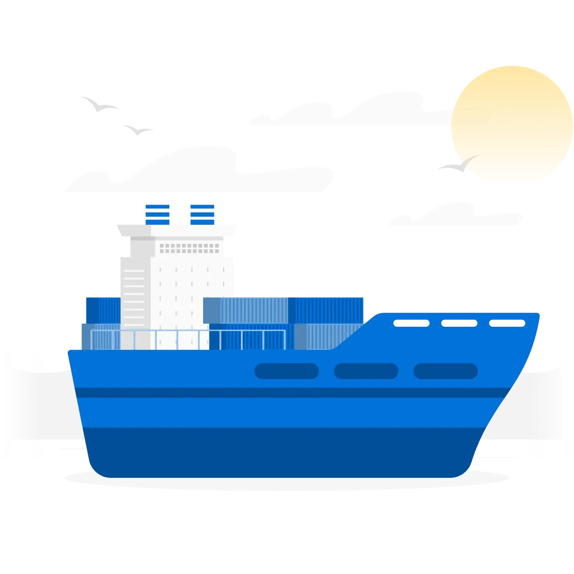 ilustracja statek